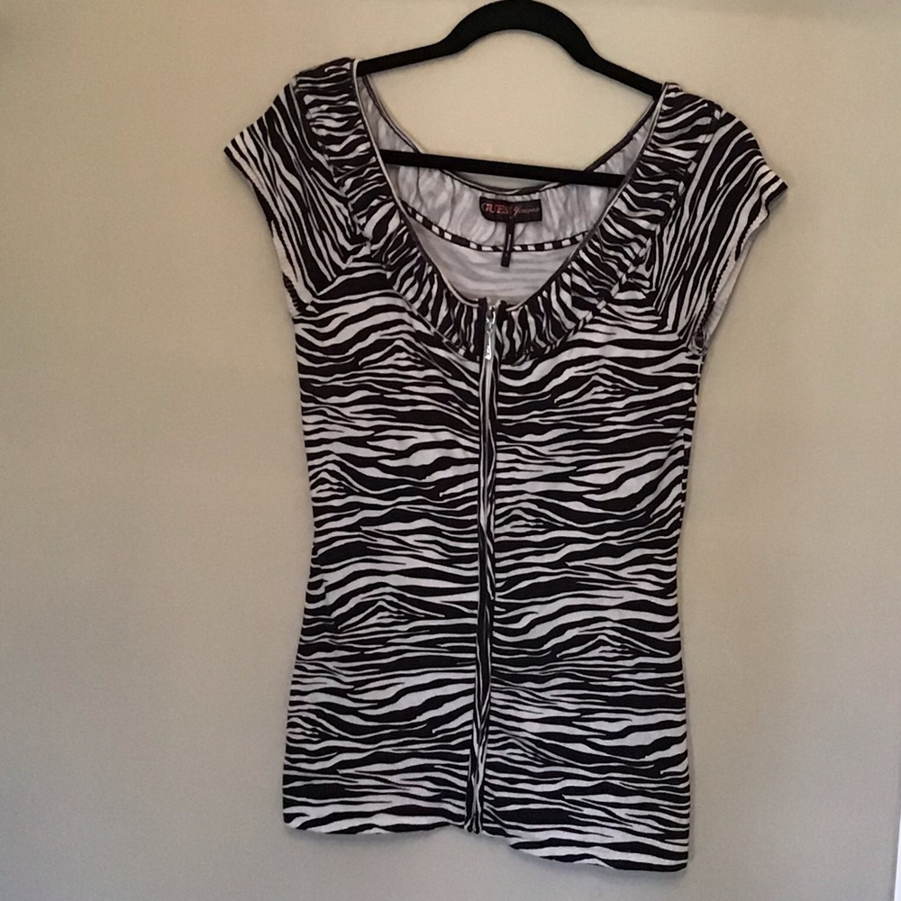 Zippered front T-shirt